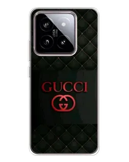 Чехол для Xiaomi 15 с картинкой «Gucci — стеганый черный»