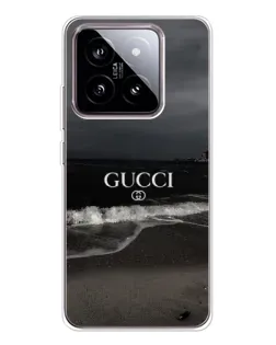 Чехол для Xiaomi 15 с картинкой «Gucci — морской прибой»