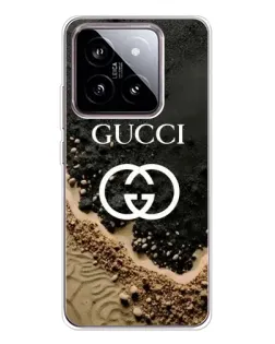 Чехол для Xiaomi 15 с картинкой «Gucci — песчаные дюны»
