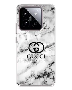 Чехол для Xiaomi 15 с картинкой «Gucci — мраморный шик»