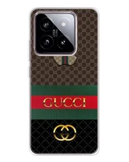 Чехол для Xiaomi 15 с картинкой «Gucci — брендированный десерт»