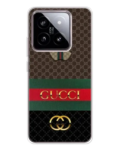 Чехол для Xiaomi 15 с картинкой «Gucci — брендированный десерт»
