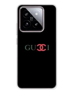 Чехол для Xiaomi 15 с картинкой «Gucci — красный градиент»