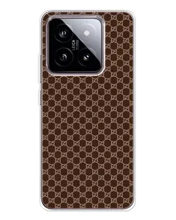 Чохол для Xiaomi 15 з картинкою «Gucci — шоколадна сітка» Чохол для Xiaomi 15 з картинкою «Gucci — шоколадна сітка»