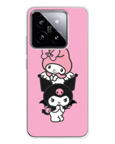 Чехол для Xiaomi 15 с картинкой «My Melody и Kuromi» Чехол для Xiaomi 15 с картинкой «My Melody и Kuromi»