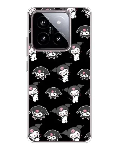 Чехол для Xiaomi 15 с картинкой «Черный паттерн Kuromi» Чехол для Xiaomi 15 с картинкой «Черный паттерн Kuromi»