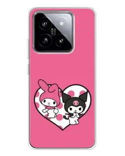 Чехол для Xiaomi 15 с картинкой «Kuromi и My Melody»