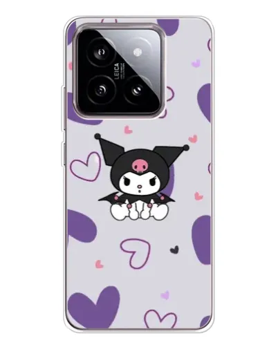 Чехол для Xiaomi 15 с картинкой «Kuromi и лавандовые сердца» Чехол для Xiaomi 15 с картинкой «Kuromi и лавандовые сердца»