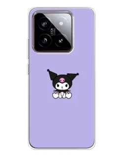 Чехол для Xiaomi 15 с картинкой «Kuromi — фиолетовый минимализм»