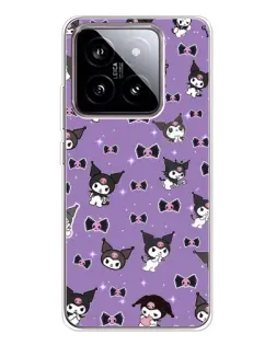 Чехол для Xiaomi 15 с картинкой «Kuromi — паттерн»