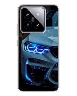 Чохол для Xiaomi 15 з картинкою «Погляд BMW з синіми фарами» Чохол для Xiaomi 15 з картинкою «Погляд BMW з синіми фарами»