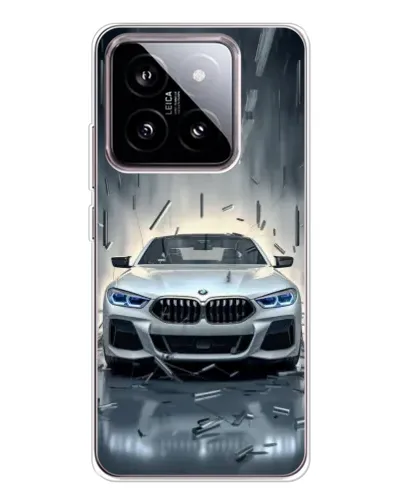 Чехол для Xiaomi 15 с картинкой «BMW в свете фар»