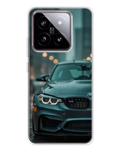 Чехол для Xiaomi 15 с картинкой «BMW в огнях города»
