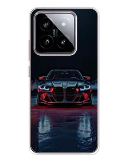 Чехол для Xiaomi 15 с картинкой «BMW на мокрой дороге»