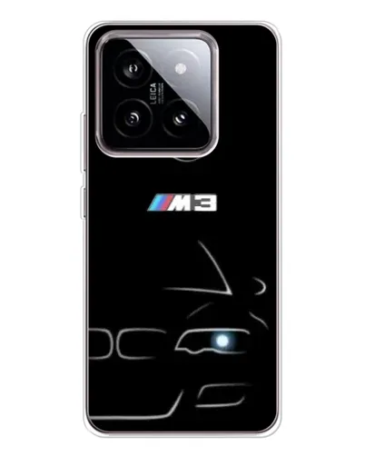Чехол для Xiaomi 15 с картинкой «Минималистичный принт BMW M3»