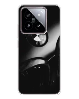 Чехол для Xiaomi 15 с картинкой «Эмблема BMW — макро»