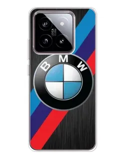 Чехол для Xiaomi 15 с картинкой «BMW M-stripes стиль»
