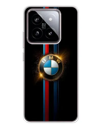 Чехол для Xiaomi 15 с картинкой «BMW M-Power неон»