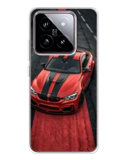 Чехол для Xiaomi 15 с картинкой «BMW на красной дорожке»