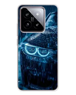 Чехол для Xiaomi 15 с картинкой «BMW под дождем»