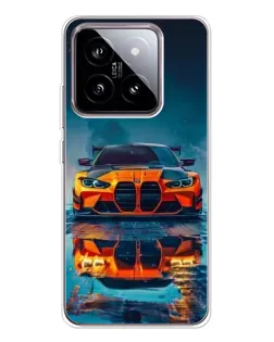 Чехол для Xiaomi 15 с картинкой «BMW — золотая эмблема»