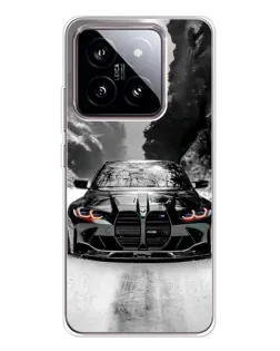 Чехол для Xiaomi 15 с картинкой «BMW — акварельный дрифт»
