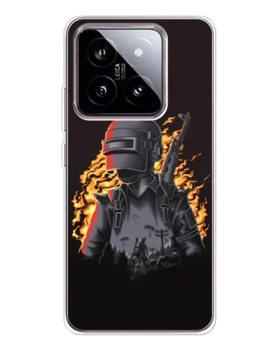 Чохол для Xiaomi 15 з картинкою «PUBG — вогняний силует» Чохол для Xiaomi 15 з картинкою «PUBG — вогняний силует»