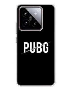 Чохол для Xiaomi 15 з картинкою «PUBG — білий логотип»