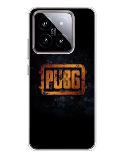 Чохол для Xiaomi 15 з картинкою «PUBG — золотий логотип»