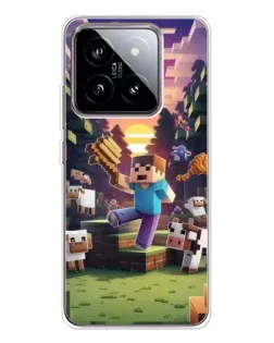 Чохол для Xiaomi 15 з картинкою «Стів на фермі» Чохол для Xiaomi 15 з картинкою «Стів на фермі»