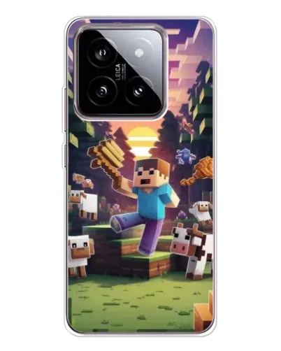 Чехол для Xiaomi 15 с картинкой «Стив на ферме» Чехол для Xiaomi 15 с картинкой «Стив на ферме»