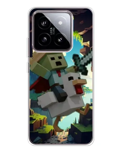 Чехол для Xiaomi 15 с картинкой «Стив и гусь» Чехол для Xiaomi 15 с картинкой «Стив и гусь»