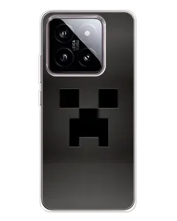 Чехол для Xiaomi 15 с картинкой «Черный крипер градиент»