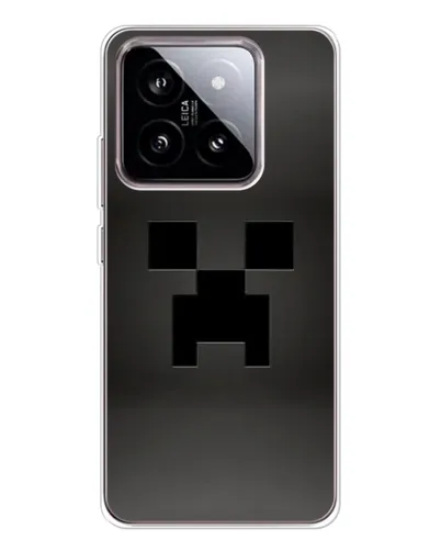 Чехол для Xiaomi 15 с картинкой «Черный крипер градиент» Чехол для Xiaomi 15 с картинкой «Черный крипер градиент»