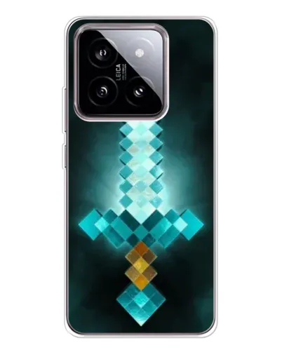 Чехол для Xiaomi 15 с картинкой «Алмазный меч неон» Чехол для Xiaomi 15 с картинкой «Алмазный меч неон»