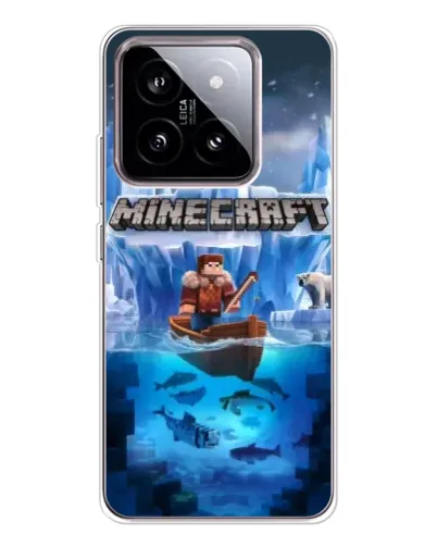 Чехол для Xiaomi 15 с картинкой «Minecraft ледяной мир» Чехол для Xiaomi 15 с картинкой «Minecraft ледяной мир»