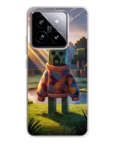 Чехол для Xiaomi 15 с картинкой «Крипер в свитере» Чехол для Xiaomi 15 с картинкой «Крипер в свитере»