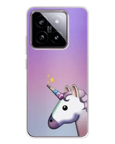 Чехол для Xiaomi 15 с картинкой «Единорог градиент»
