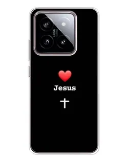 Чохол для Xiaomi 15 з картинкою «Серце - Jesus»