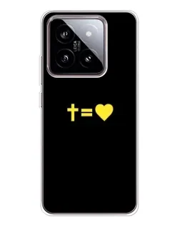 Чохол для Xiaomi 15 з картинкою «Серце та Хрест»