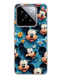 Чехол для Xiaomi 15 с картинкой «Паттерн Микки и Минни»