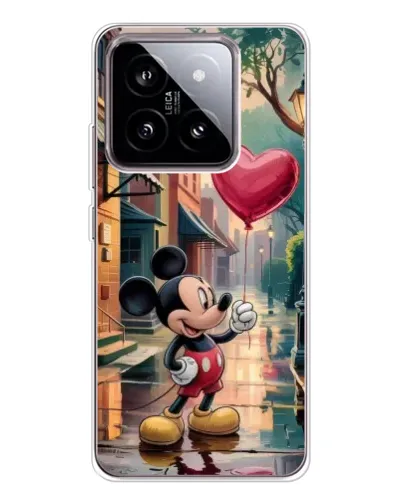 Чехол для Xiaomi 15 с картинкой «Микки и шарик-сердце» Чехол для Xiaomi 15 с картинкой «Микки и шарик-сердце»
