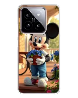 Чехол для Xiaomi 15 с картинкой «Микки садовод»