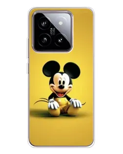Чехол для Xiaomi 15 с картинкой «Микки на желтом»