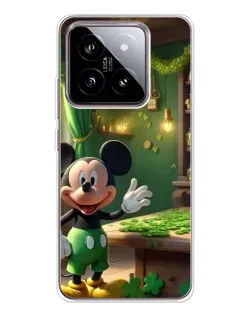Чехол для Xiaomi 15 с картинкой «Микки в мастерской»