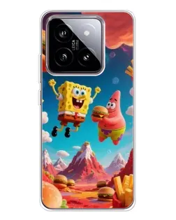 Чехол для Xiaomi 15 с картинкой «Космический фастфуд»
