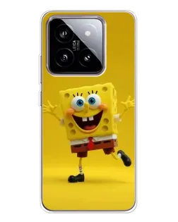 Чехол для Xiaomi 15 с картинкой «Позитивный Губка Боб»