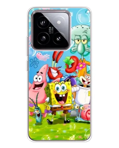 Чохол для Xiaomi 15 з картинкою «Губка Боб та друзі» Чохол для Xiaomi 15 з картинкою «Губка Боб та друзі»
