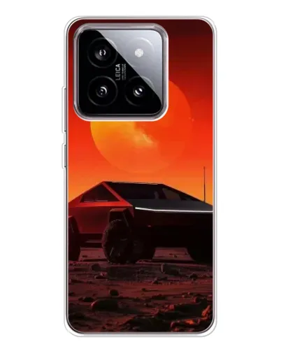 Чохол для Xiaomi 15 з картинкою «Cybertruck на Марсі»