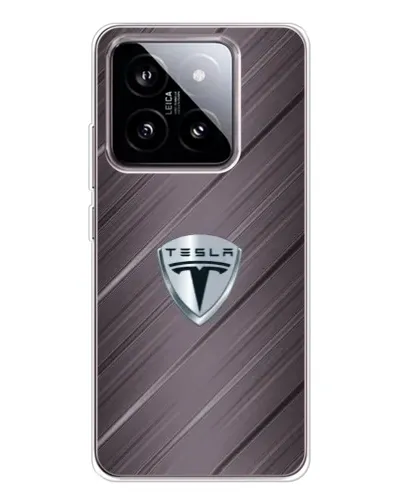 Чохол для Xiaomi 15 з картинкою «Металева текстура Tesla»
